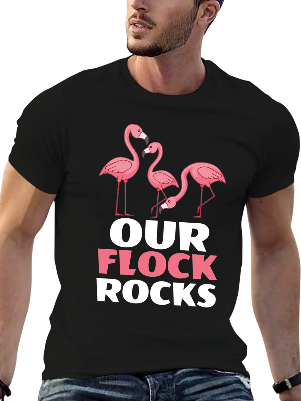 Our Flock Rocks Graphic Tee