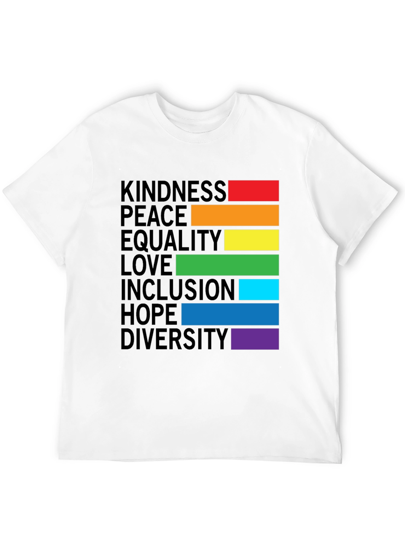 LGBTQ+ Pride Kindness Equality Love Tee