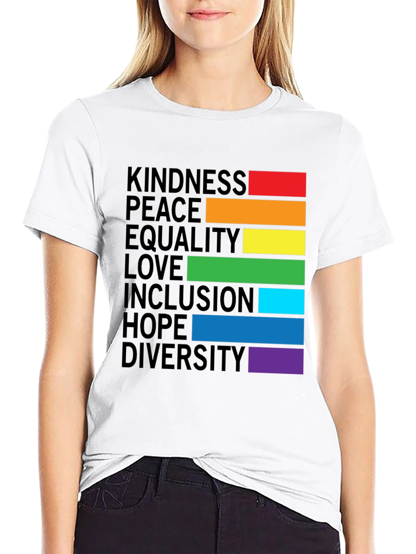LGBTQ+ Pride Kindness Equality Love Tee