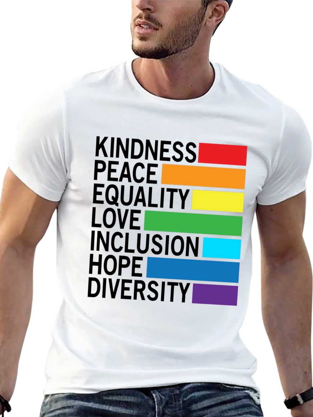 LGBTQ+ Pride Kindness Equality Love Tee