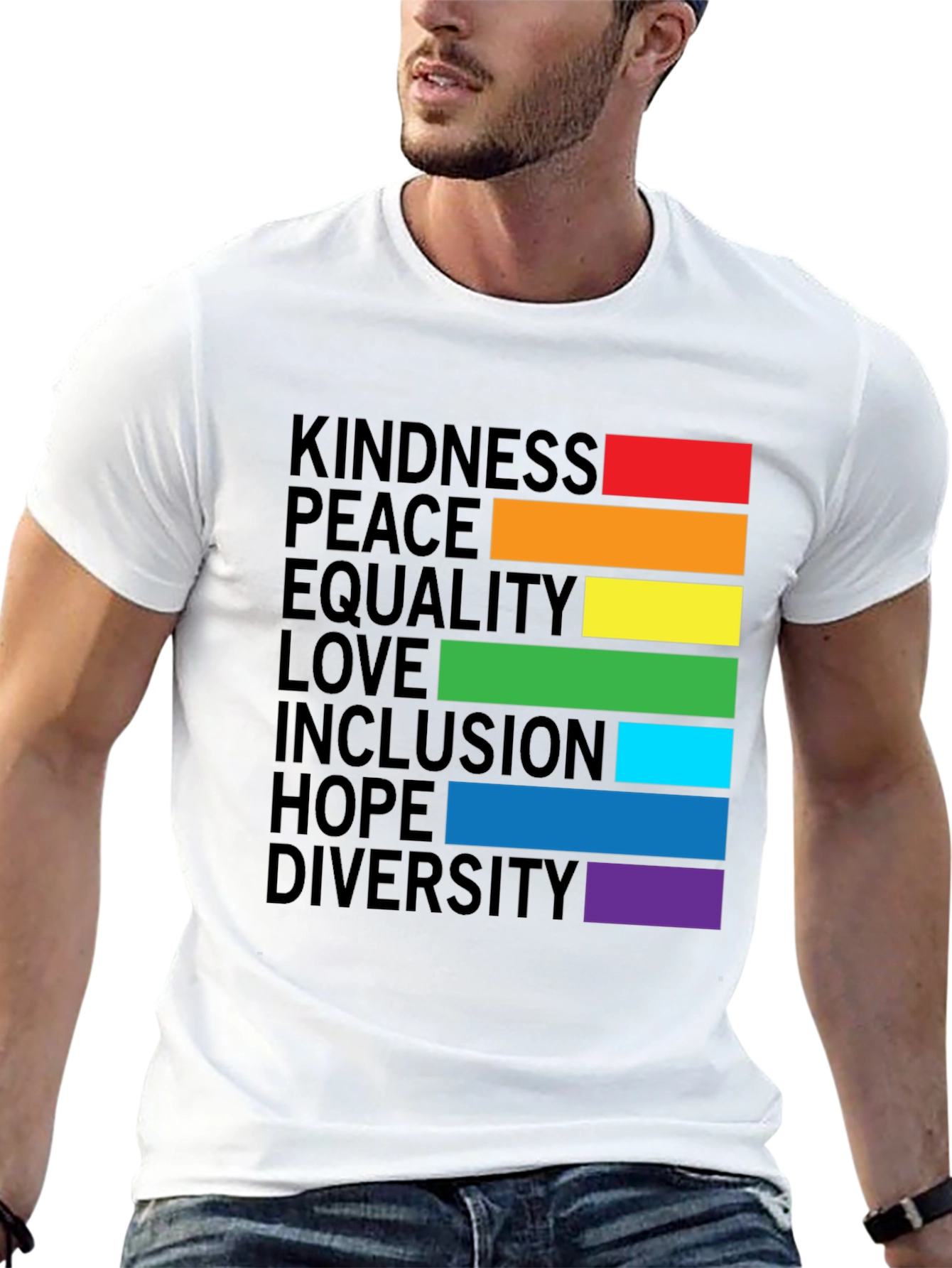 LGBTQ+ Pride Kindness Equality Love Tee
