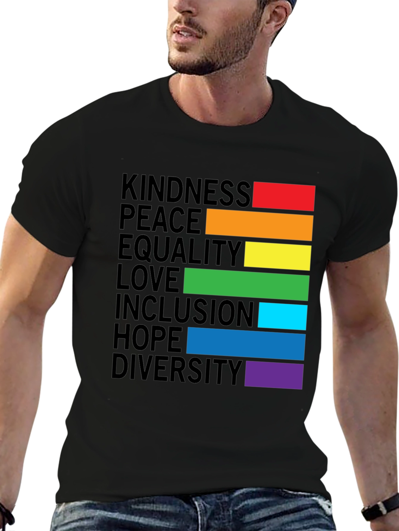 LGBTQ+ Pride Kindness Equality Love Tee