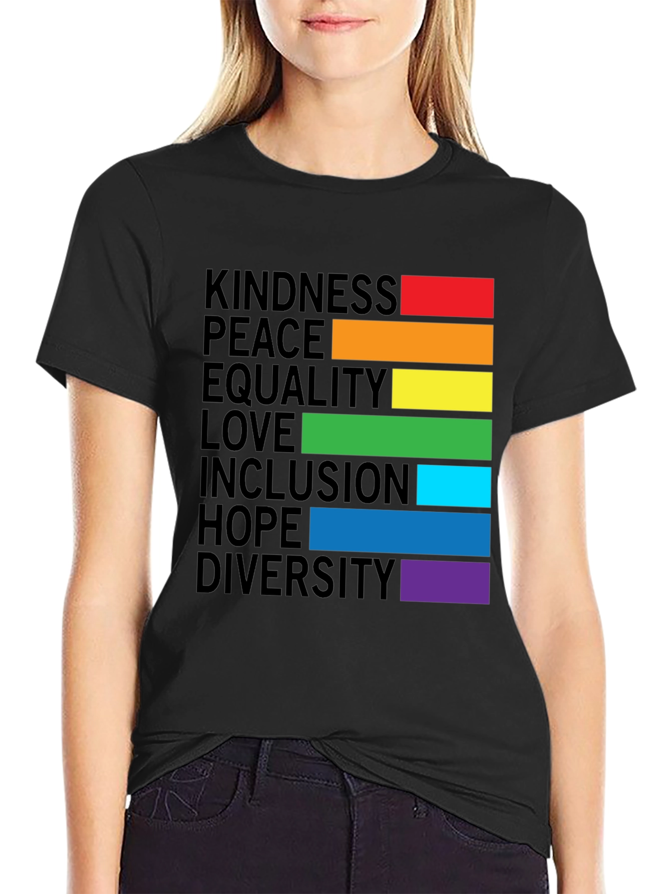 LGBTQ+ Pride Kindness Equality Love Tee
