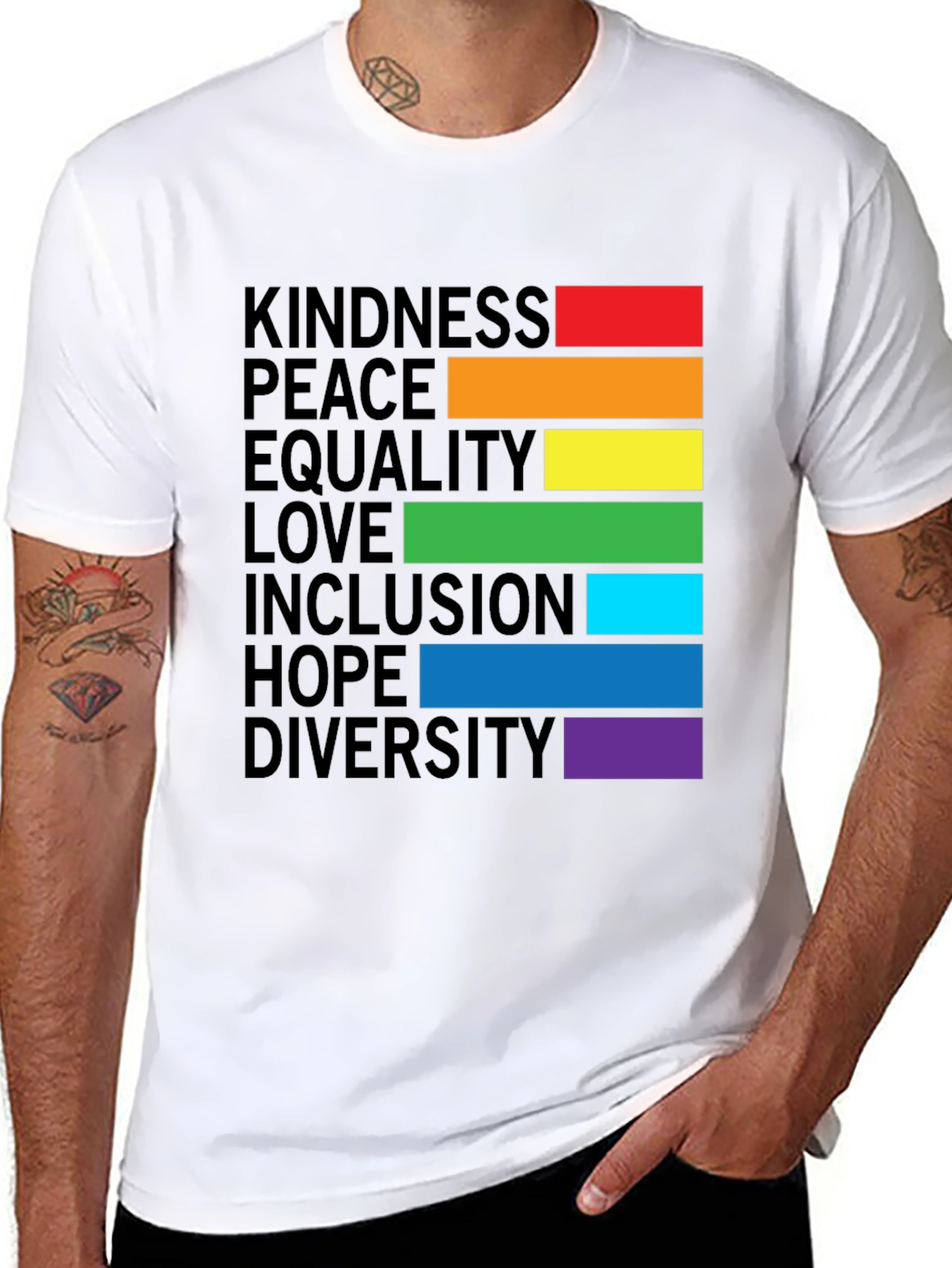LGBTQ+ Pride Kindness Equality Love Tee