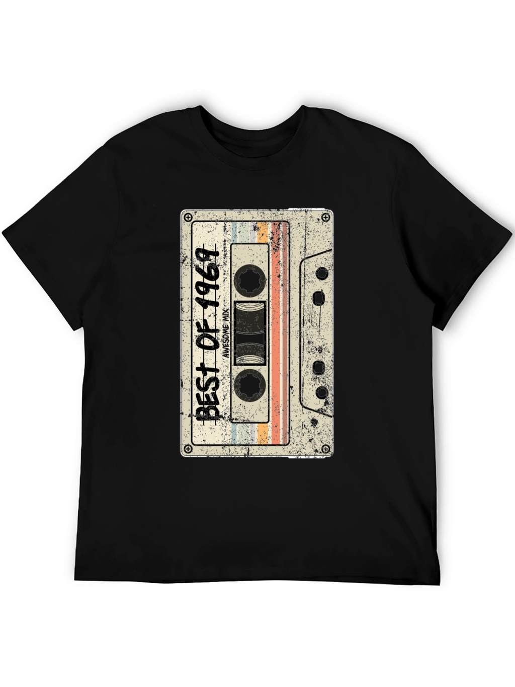 Retro Cassette Tape Best of 1969 Graphic Tee