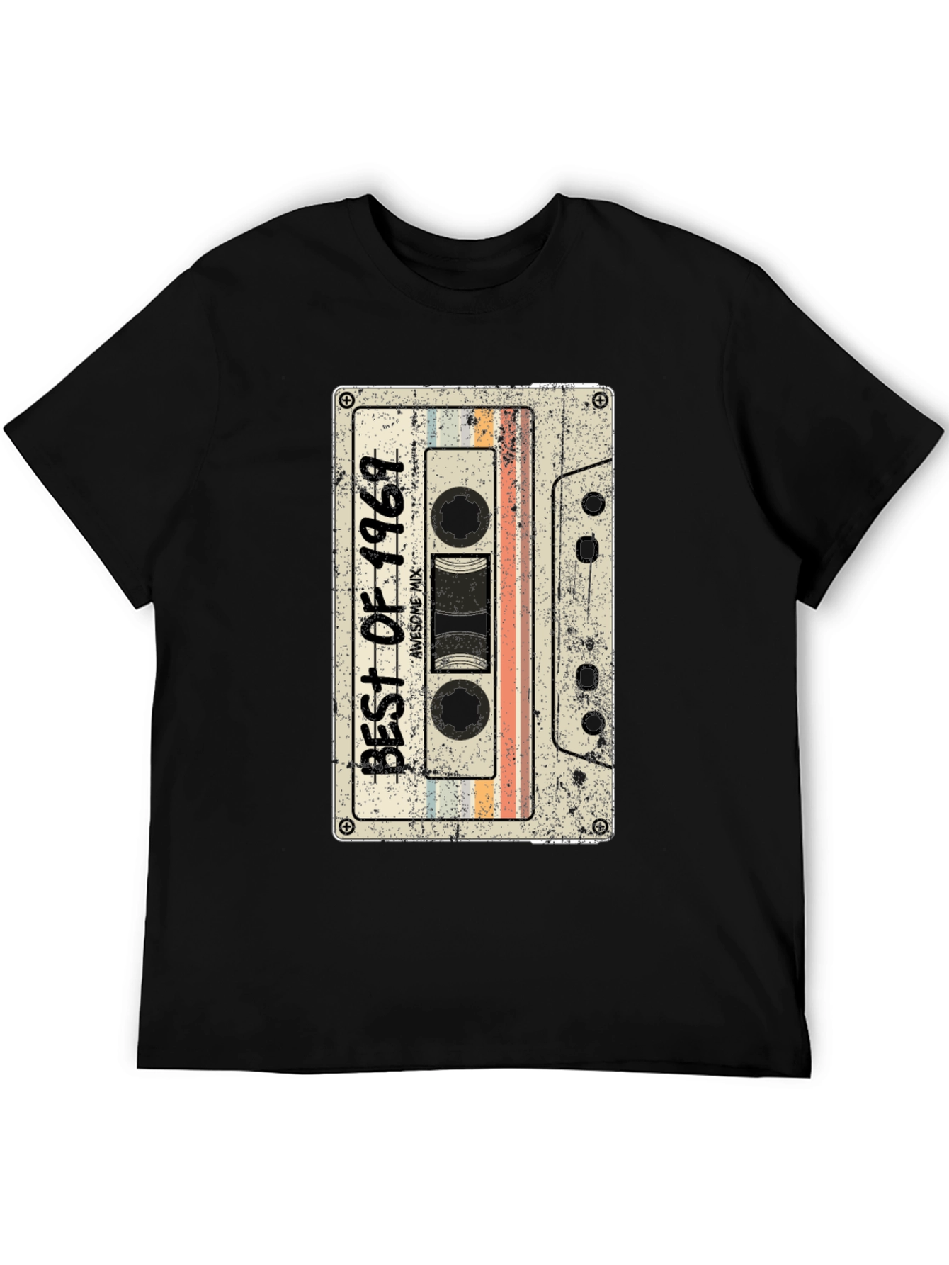 Retro Cassette Tape Best of 1969 Graphic Tee