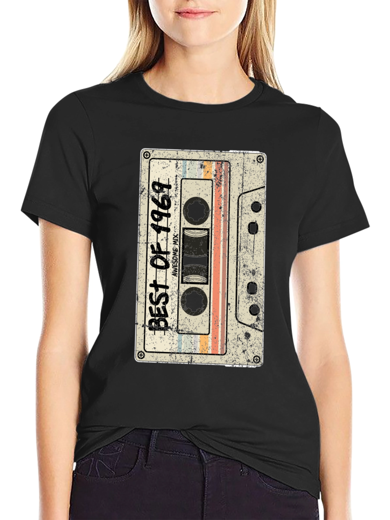 Retro Cassette Tape Best of 1969 Graphic Tee