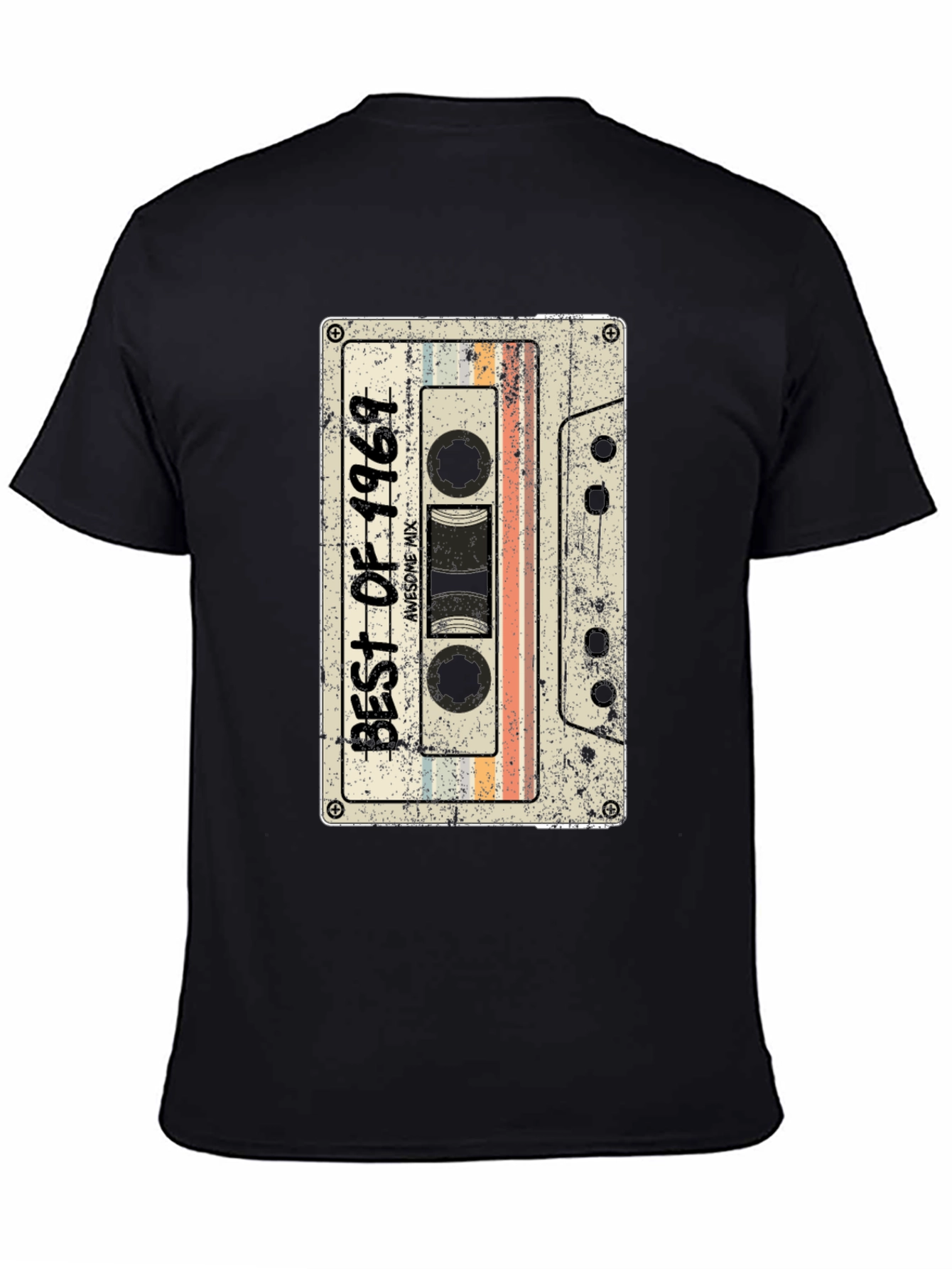 Retro Cassette Tape Best of 1969 Graphic Tee