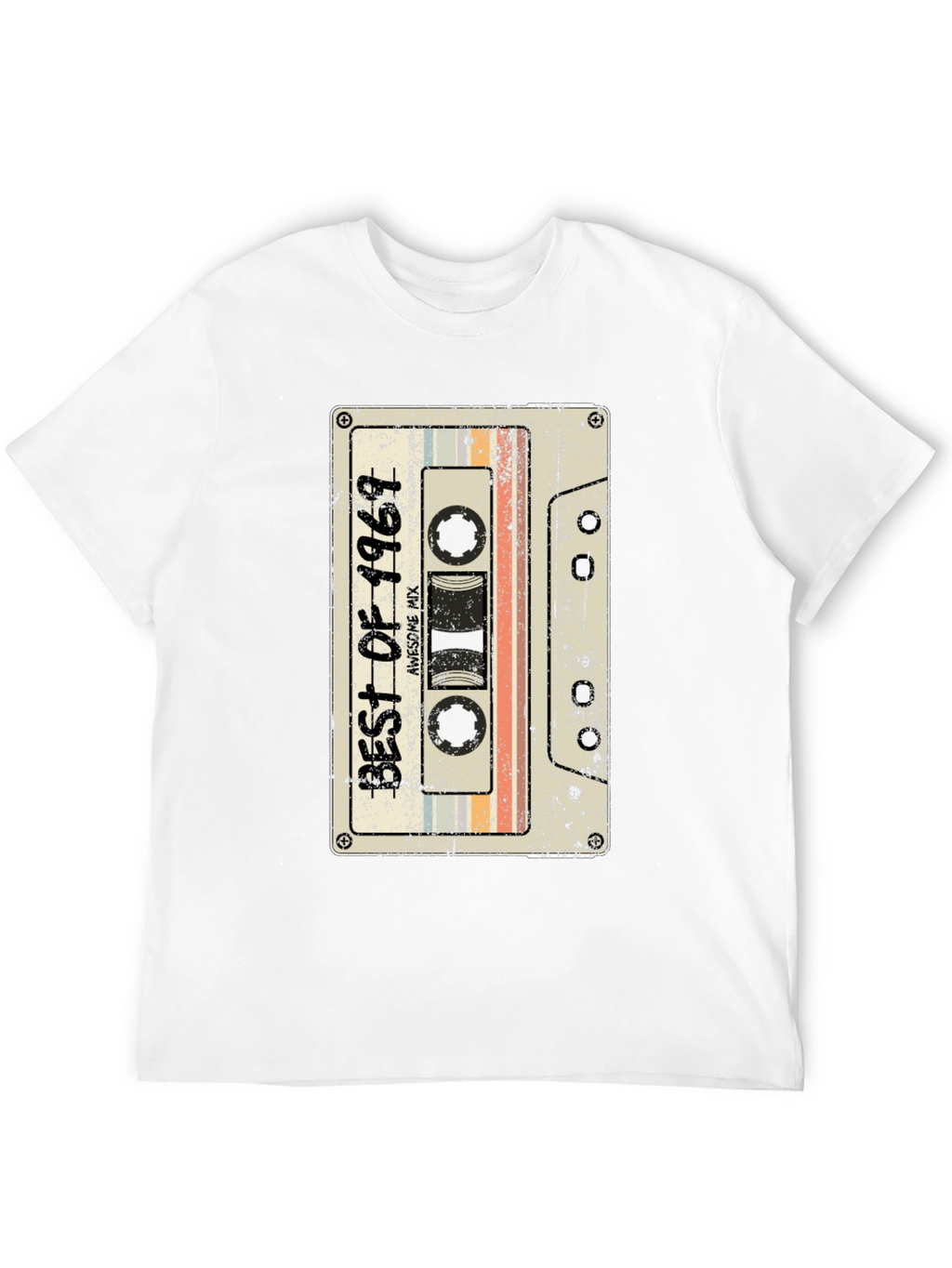 Retro Cassette Tape Best of 1969 Graphic Tee