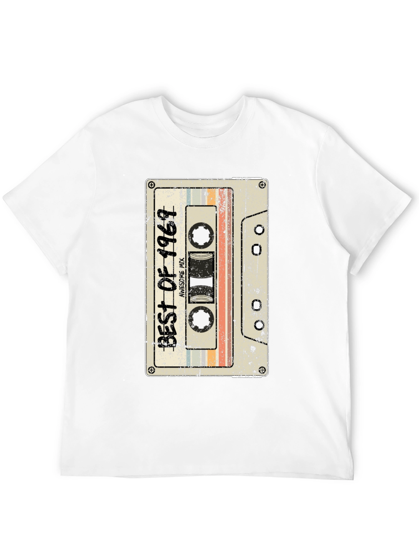 Retro Cassette Tape Best of 1969 Graphic Tee