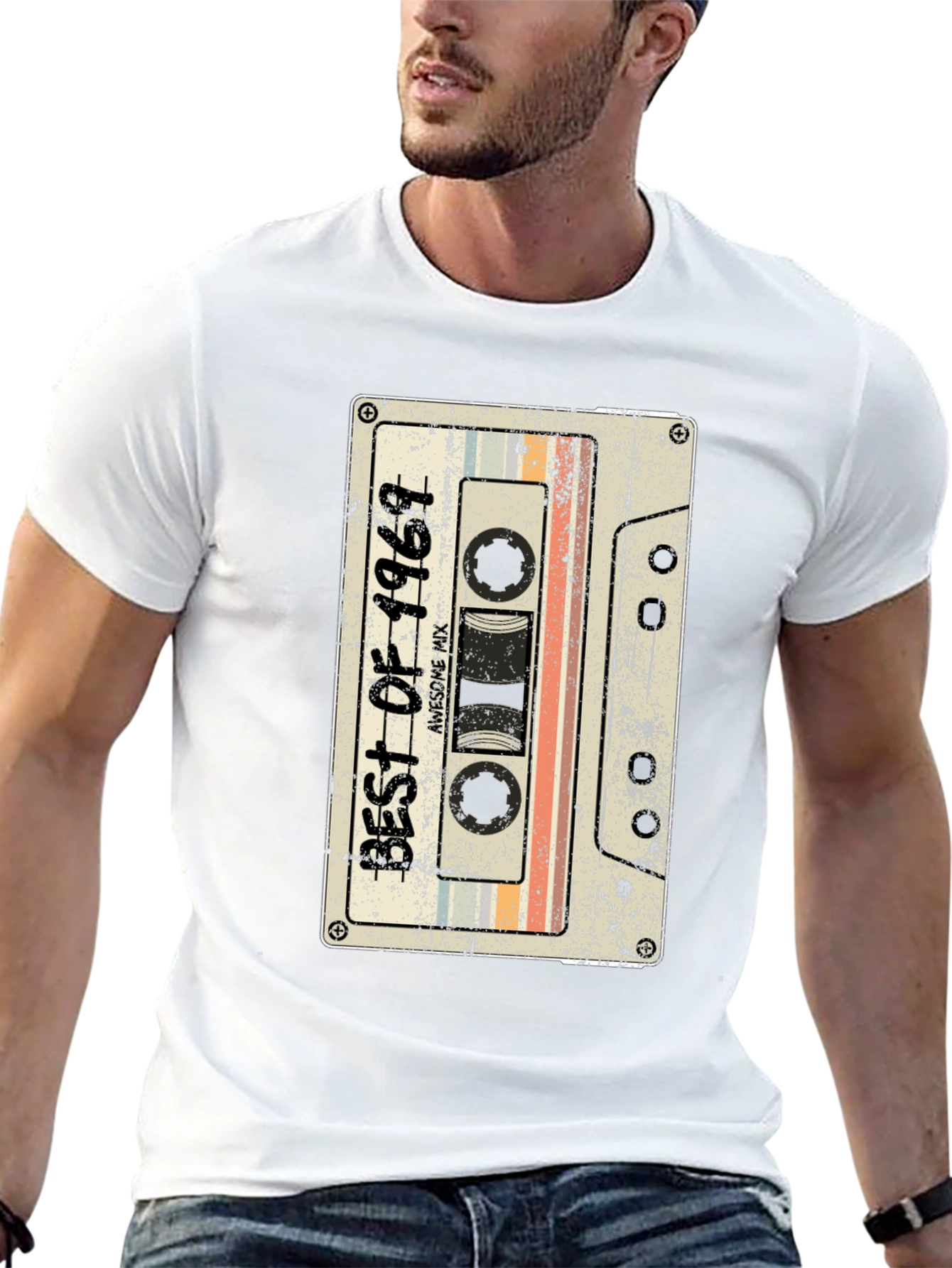 Retro Cassette Tape Best of 1969 Graphic Tee