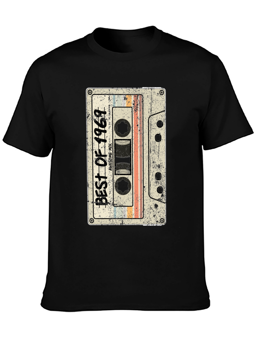 Retro Cassette Tape Best of 1969 Graphic Tee