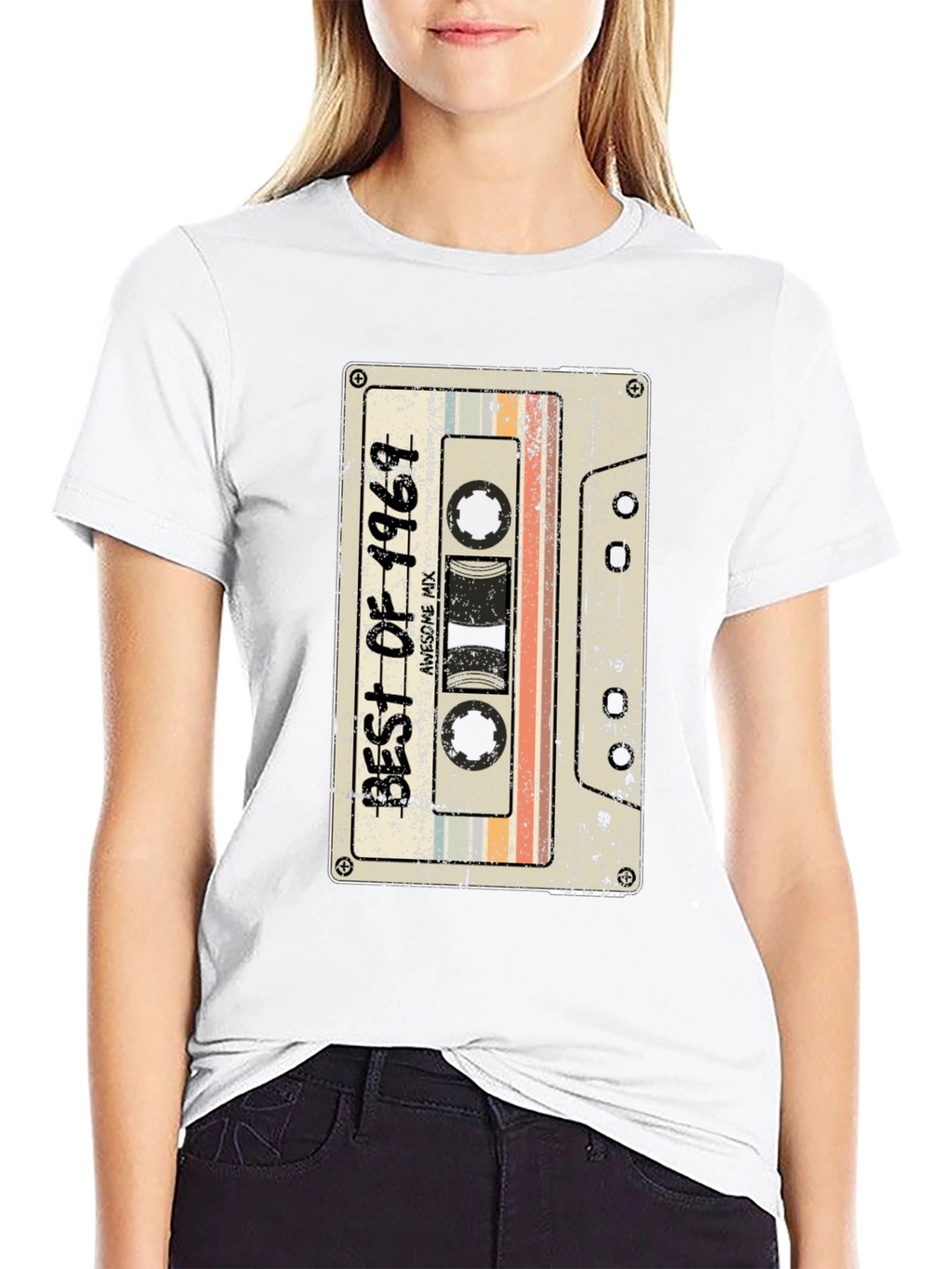 Retro Cassette Tape Best of 1969 Graphic Tee