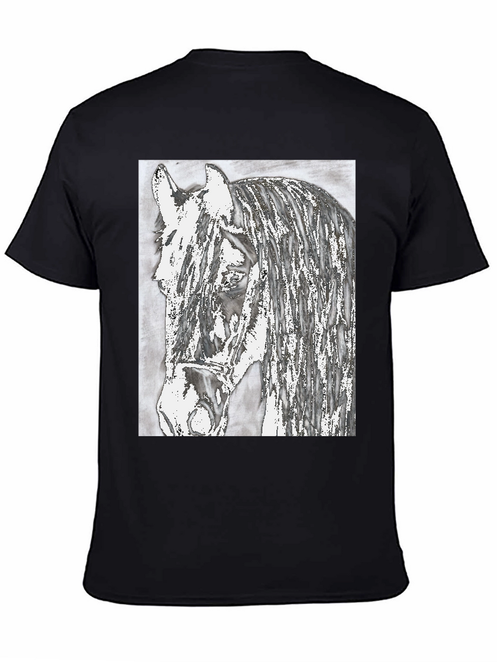 Horse Graphic Print T-Shirt