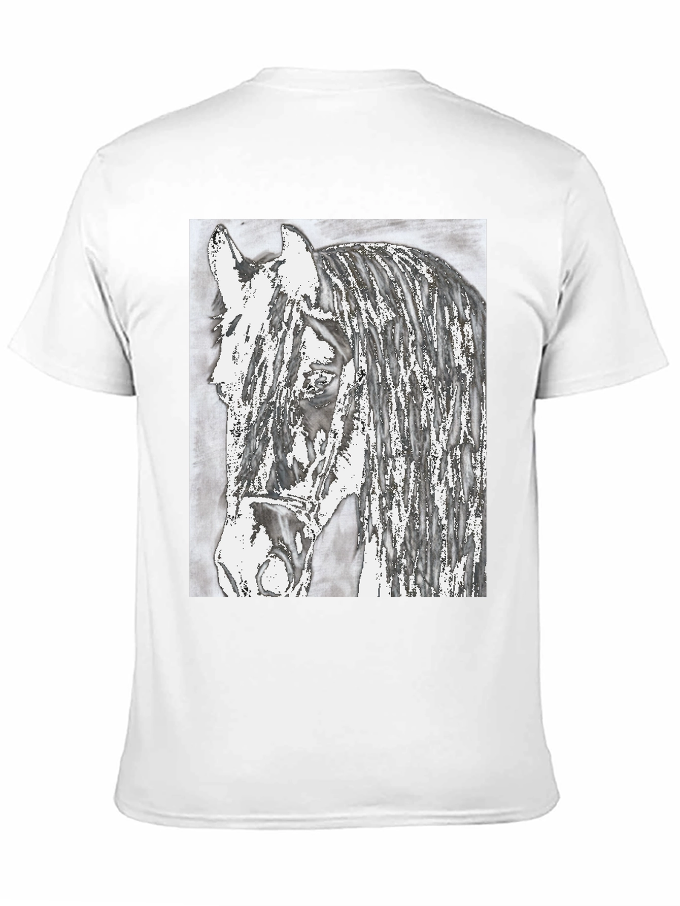 Horse Graphic Print T-Shirt