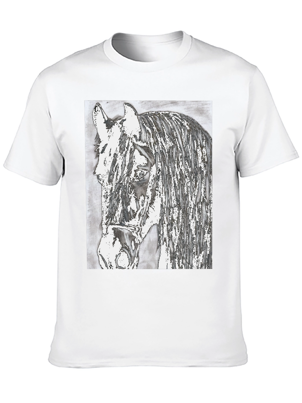 Horse Graphic Print T-Shirt