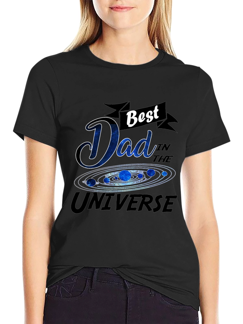 Best Dad in the Universe Graphic T-Shirt