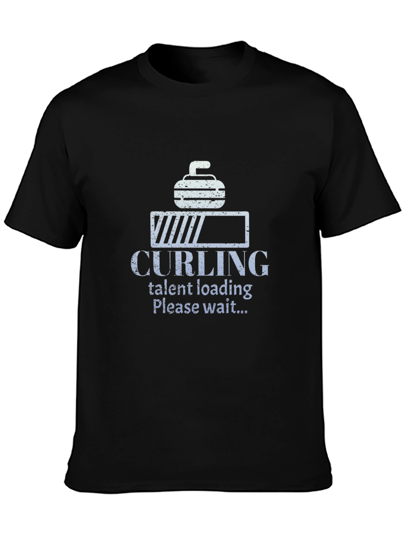 Curling Talent Loading T-Shirt - Funny Sports Tee