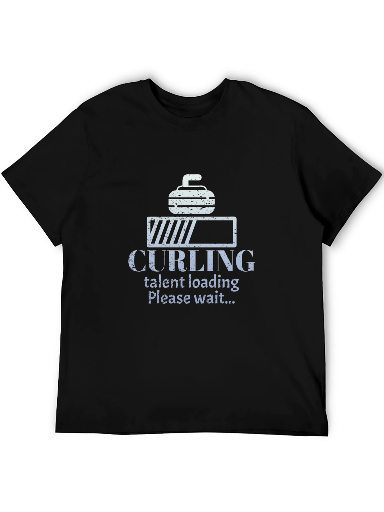 Curling Talent Loading T-Shirt - Funny Sports Tee