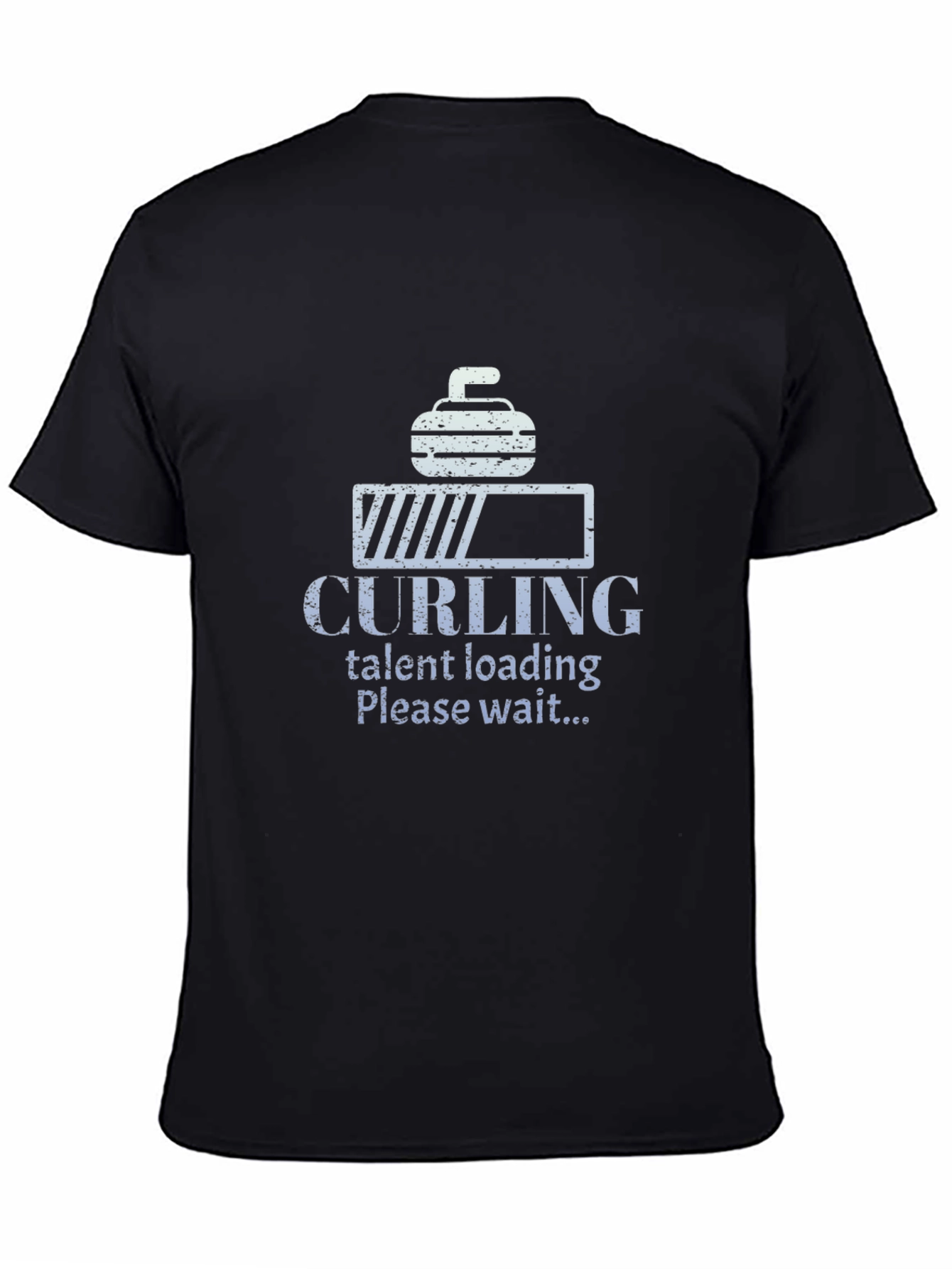 Curling Talent Loading T-Shirt - Funny Sports Tee
