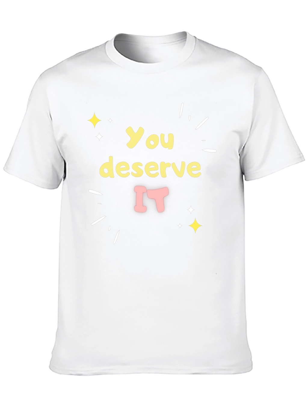 You Deserve It Black Graphic Tee