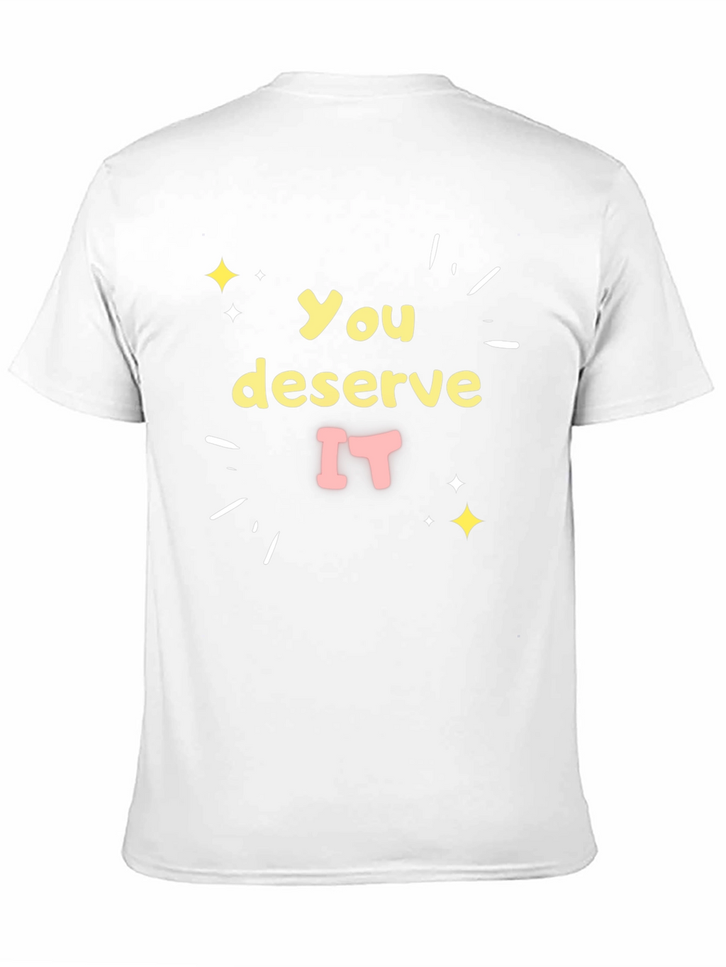 You Deserve It Black Graphic Tee