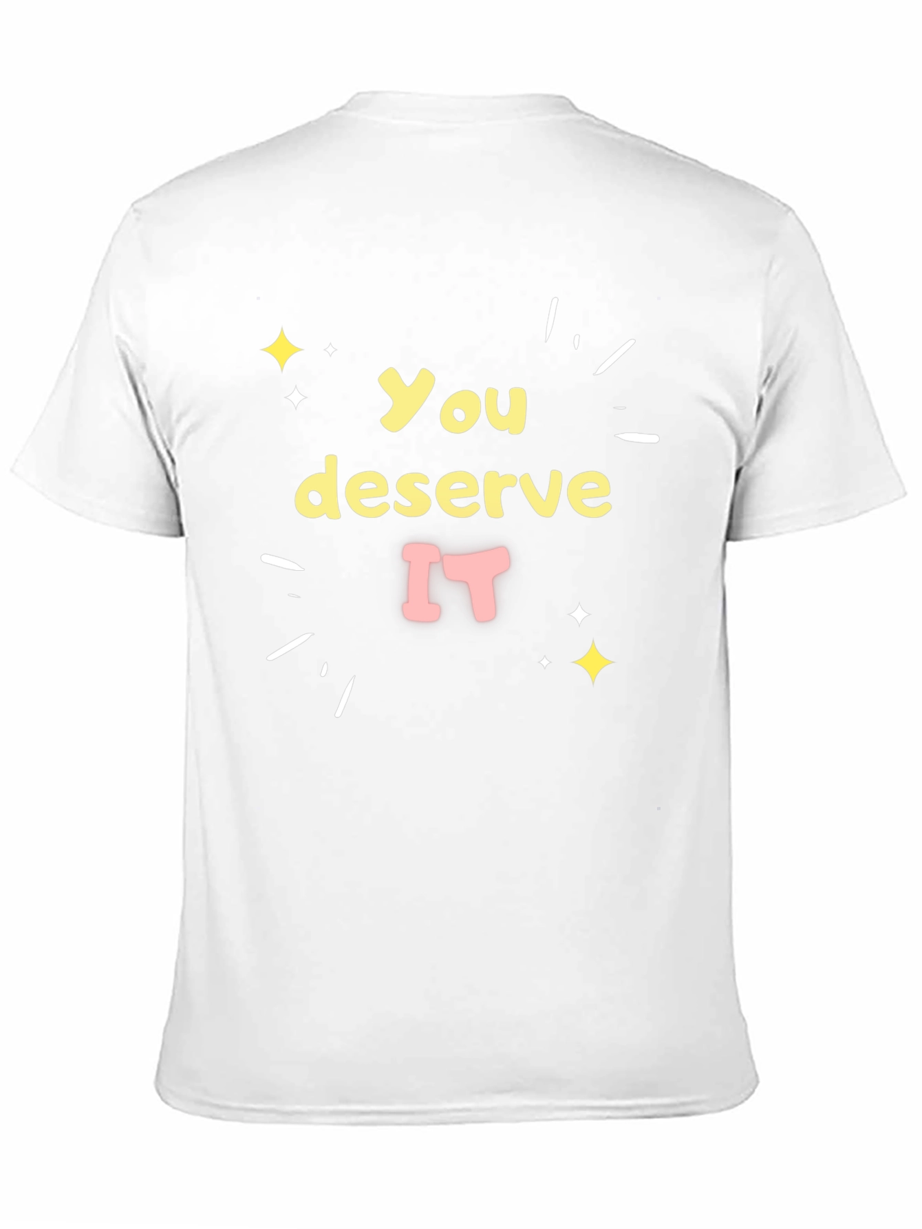 You Deserve It Black Graphic Tee