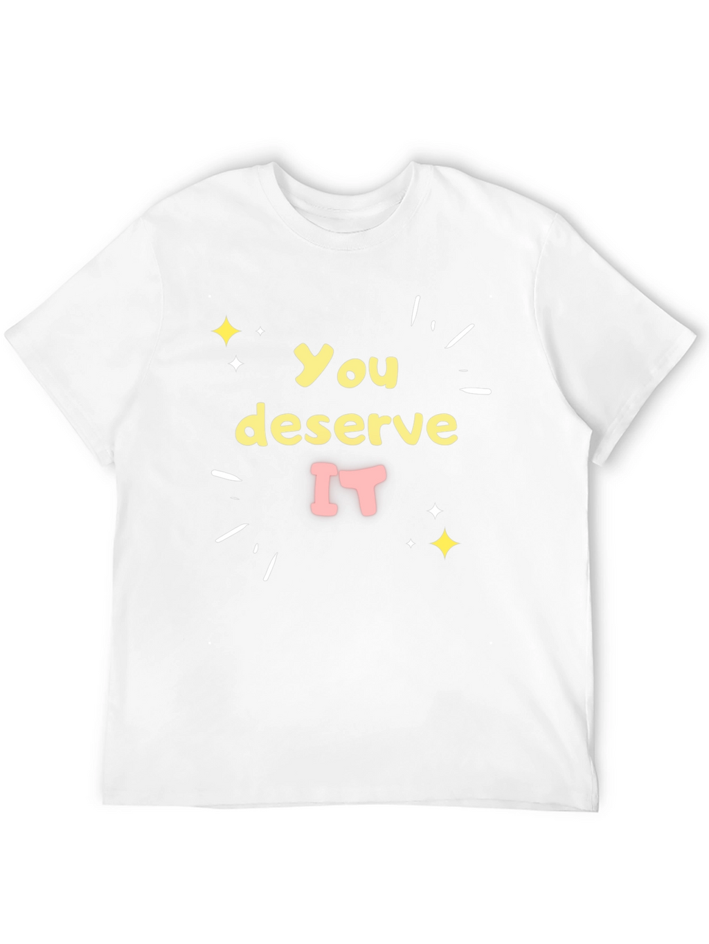 You Deserve It Black Graphic Tee
