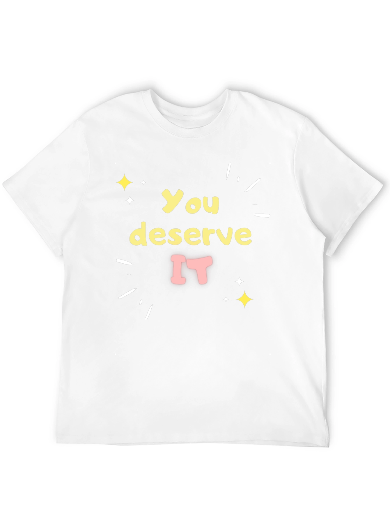 You Deserve It Black Graphic Tee