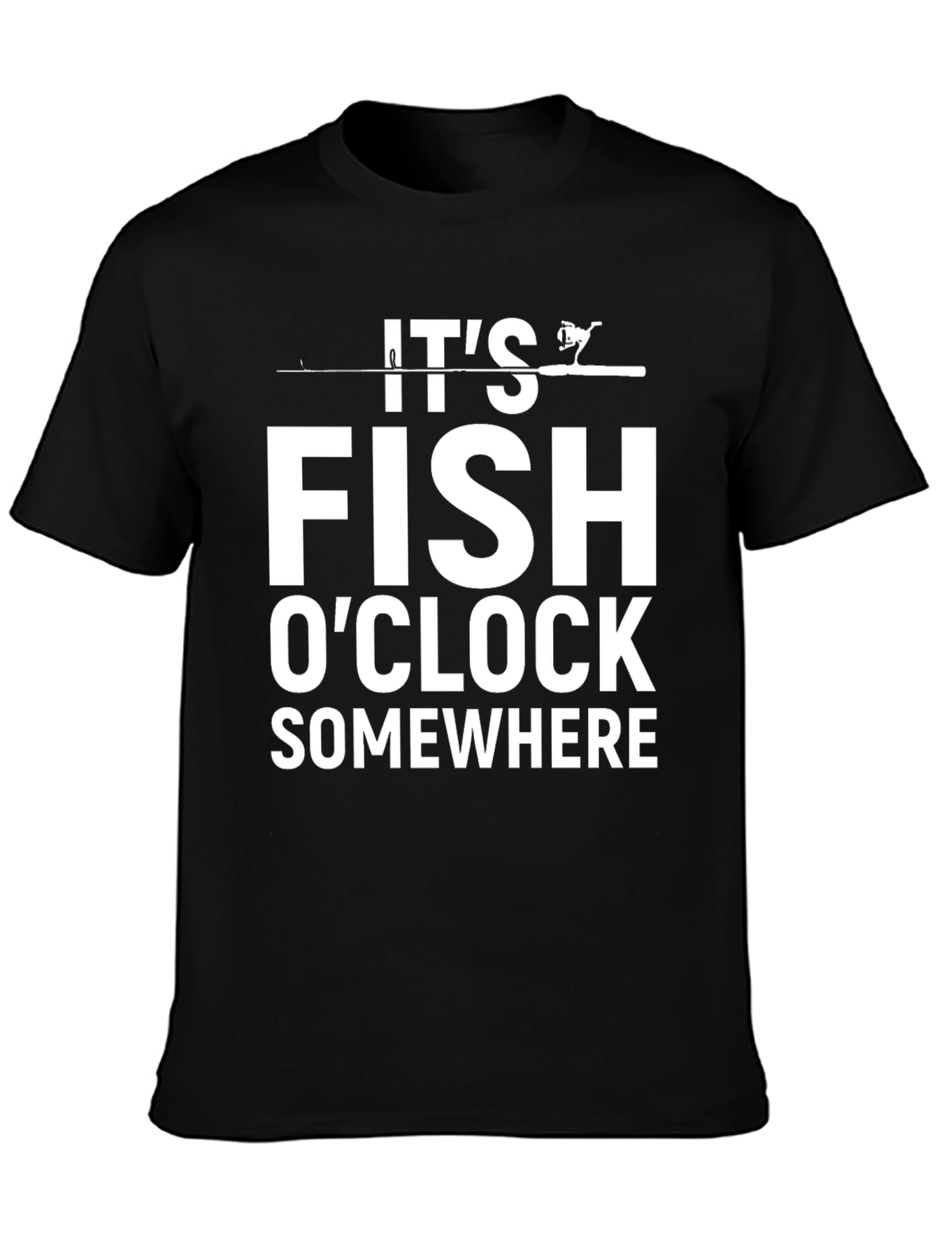 Its Fish OClock T-Shirt - Fishing Humor Tee