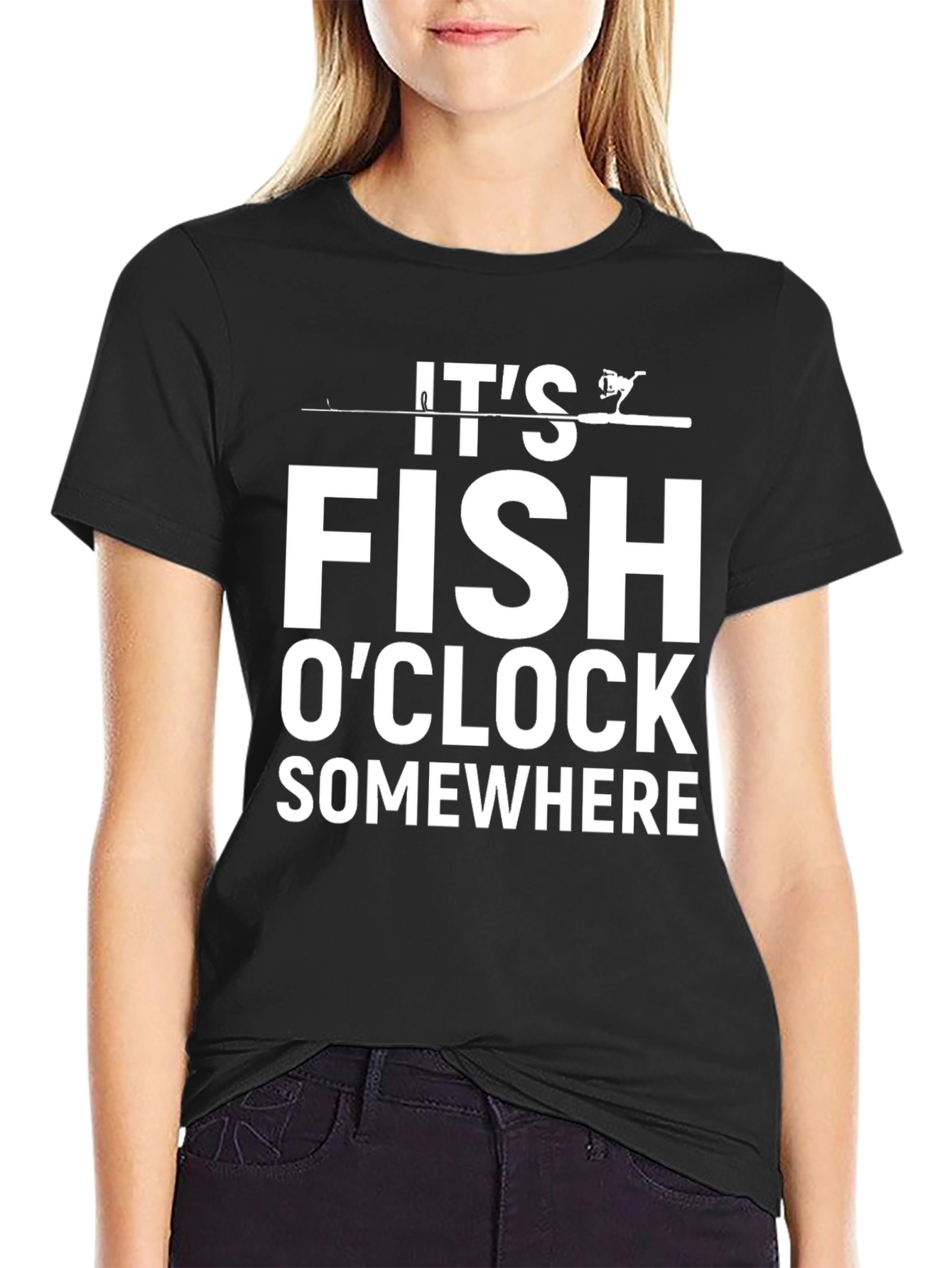 Its Fish OClock T-Shirt - Fishing Humor Tee