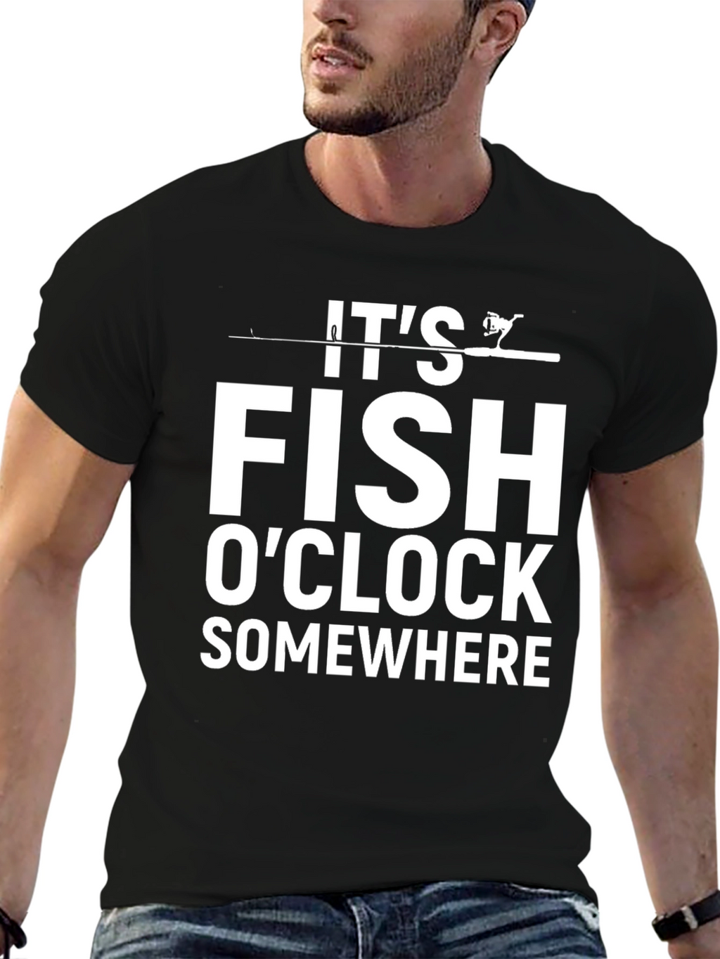 Its Fish OClock T-Shirt - Fishing Humor Tee
