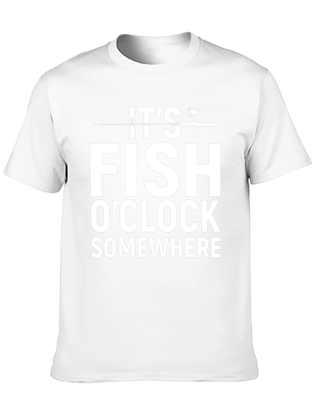 Its Fish OClock T-Shirt - Fishing Humor Tee
