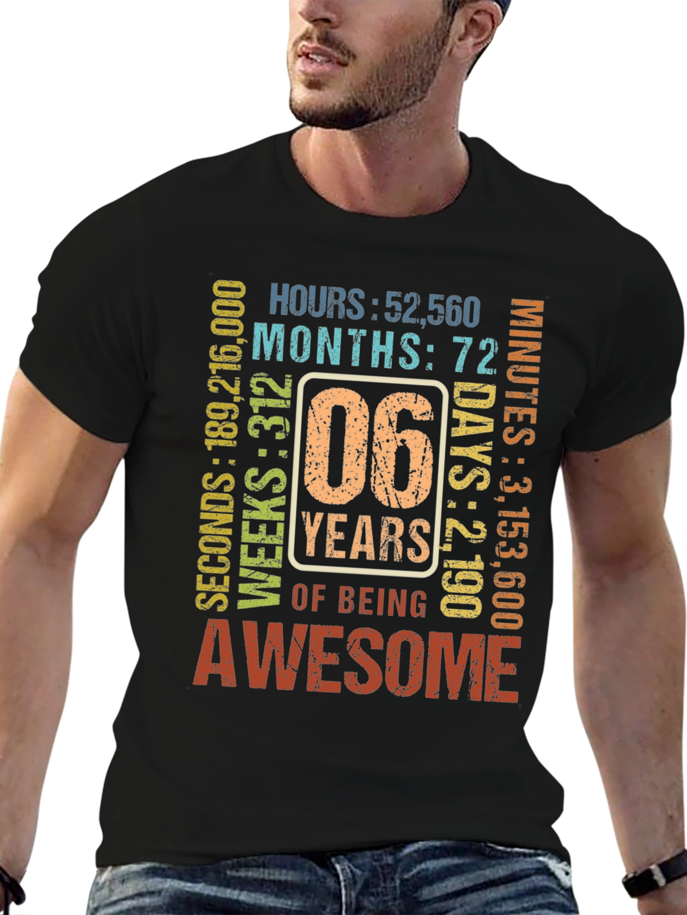 6th Birthday Awesome T-Shirt