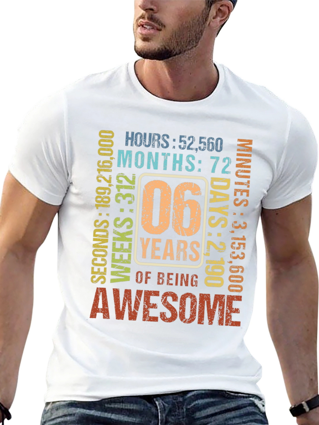 6th Birthday Awesome T-Shirt