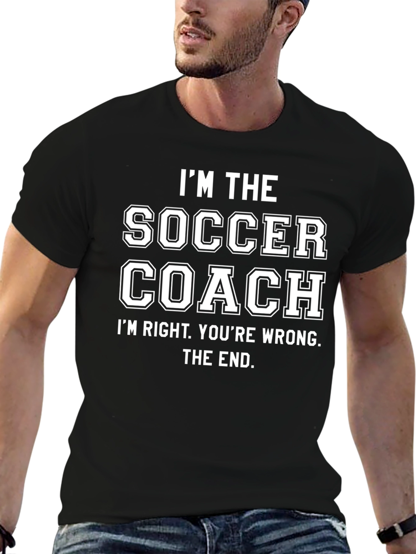 Im The Soccer Coach T-Shirt Funny Gift