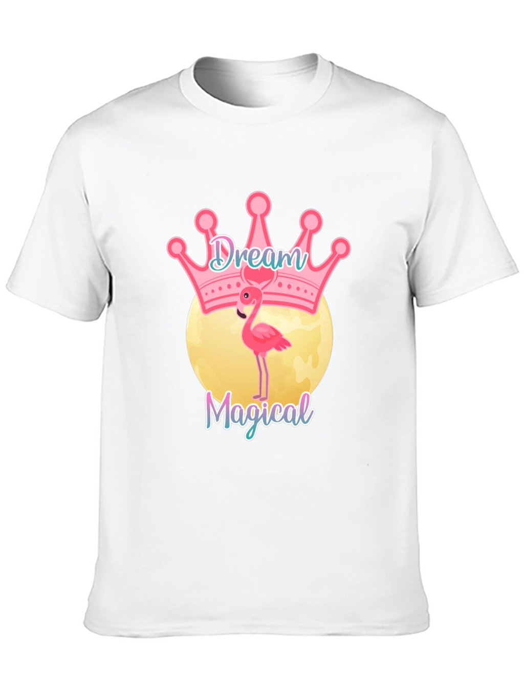 Dream Magical Flamingo T-Shirt - Black