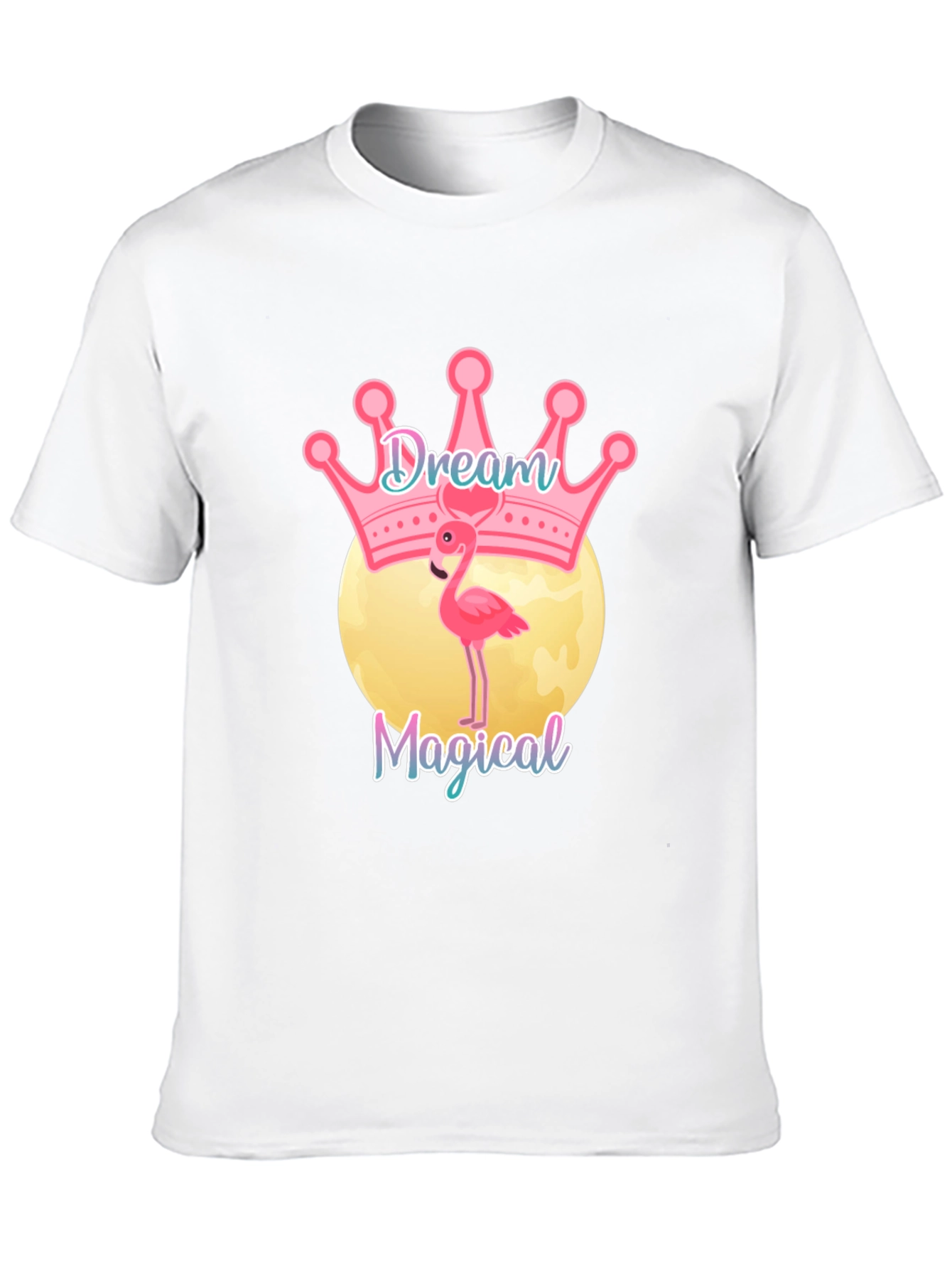 Dream Magical Flamingo T-Shirt - Black