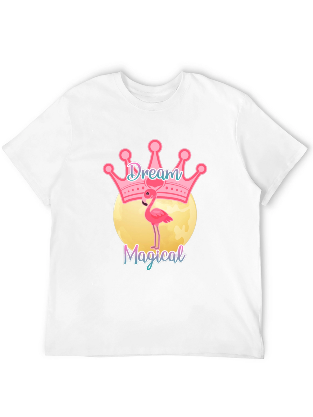 Dream Magical Flamingo T-Shirt - Black