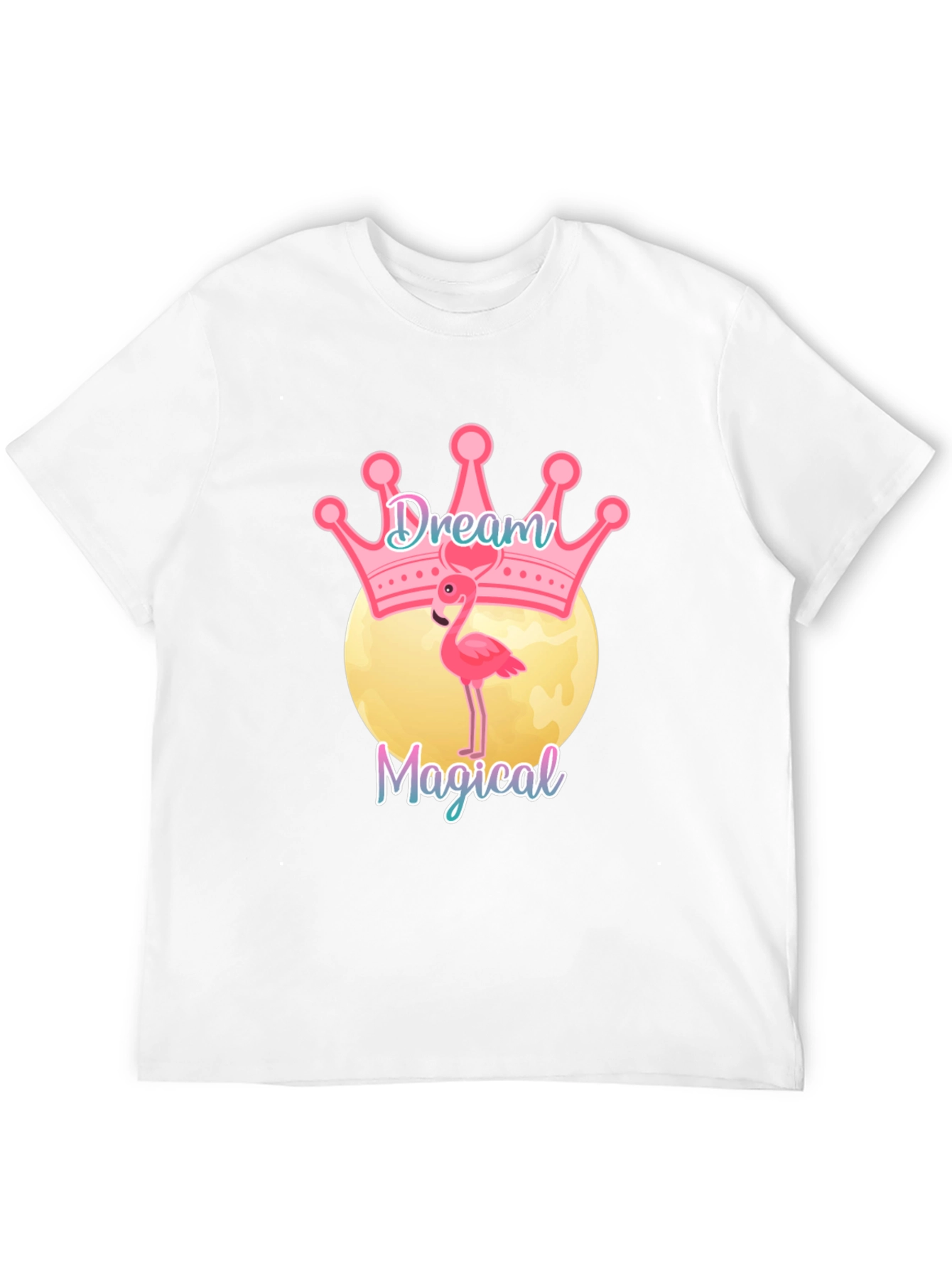 Dream Magical Flamingo T-Shirt - Black