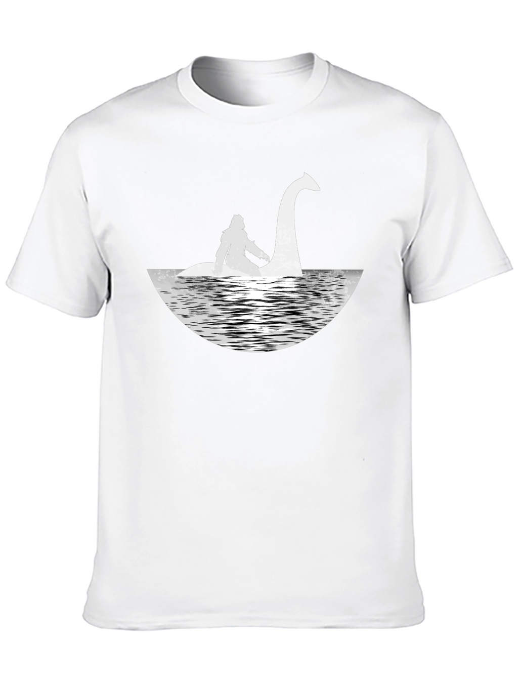 Loch Ness Monster Graphic Tee - Black