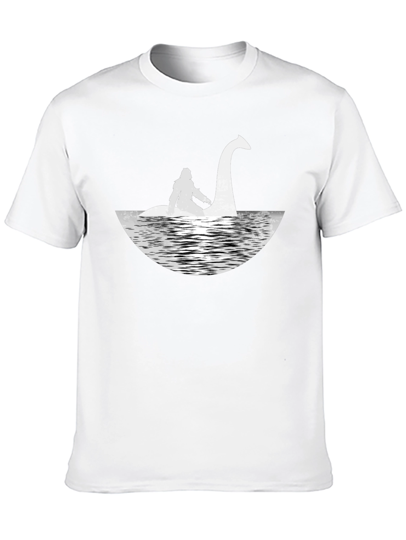 Loch Ness Monster Graphic Tee - Black