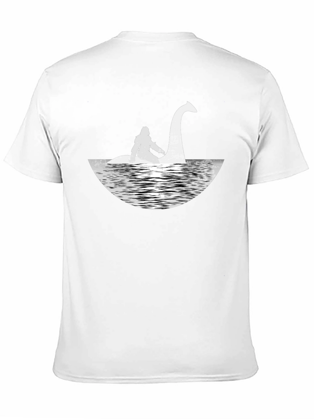 Loch Ness Monster Graphic Tee - Black