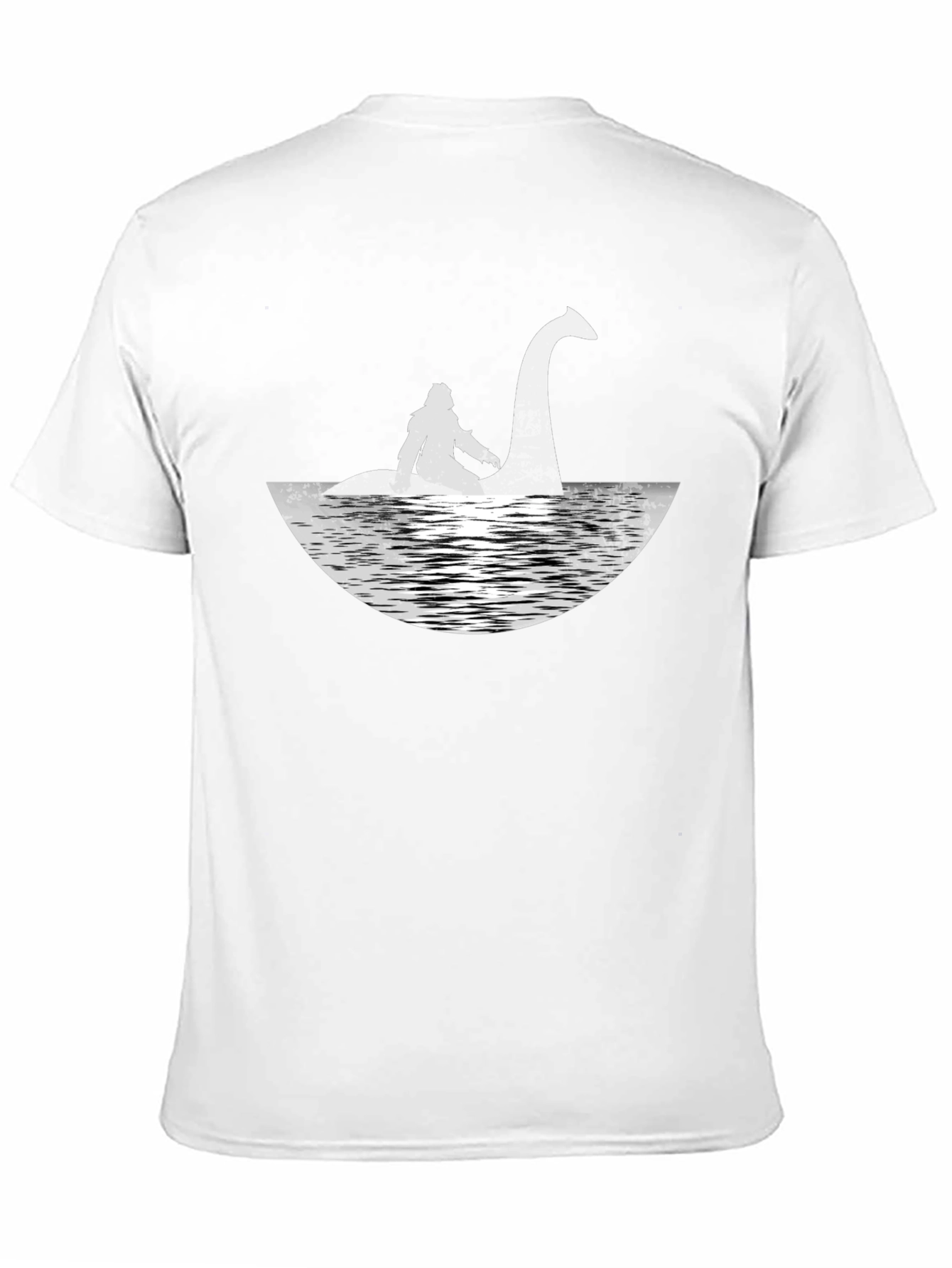 Loch Ness Monster Graphic Tee - Black
