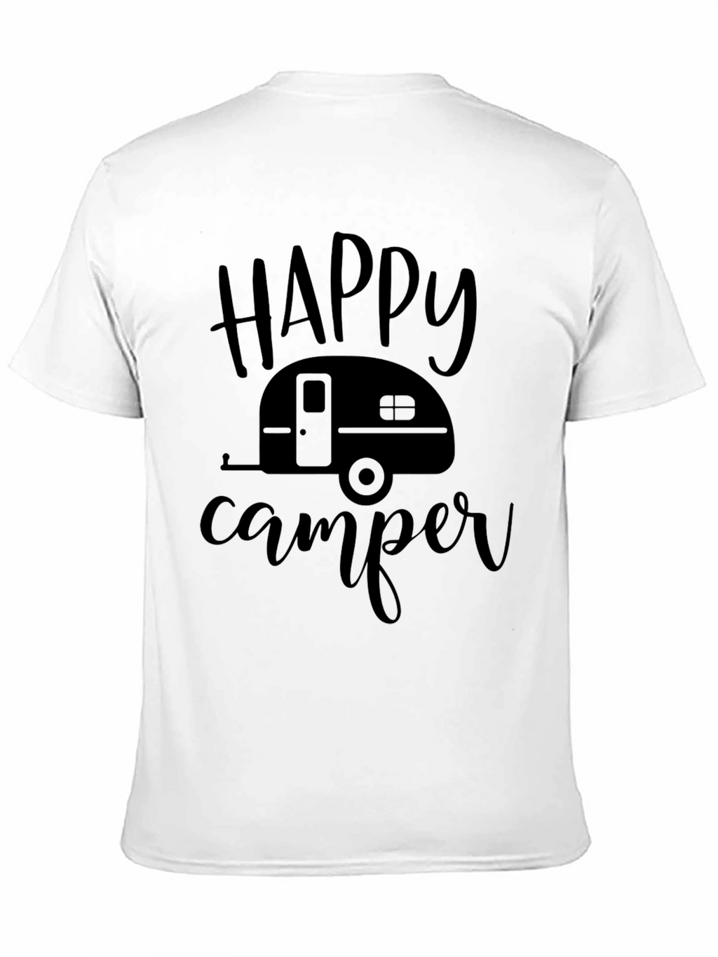 Happy Camper Black T-Shirt