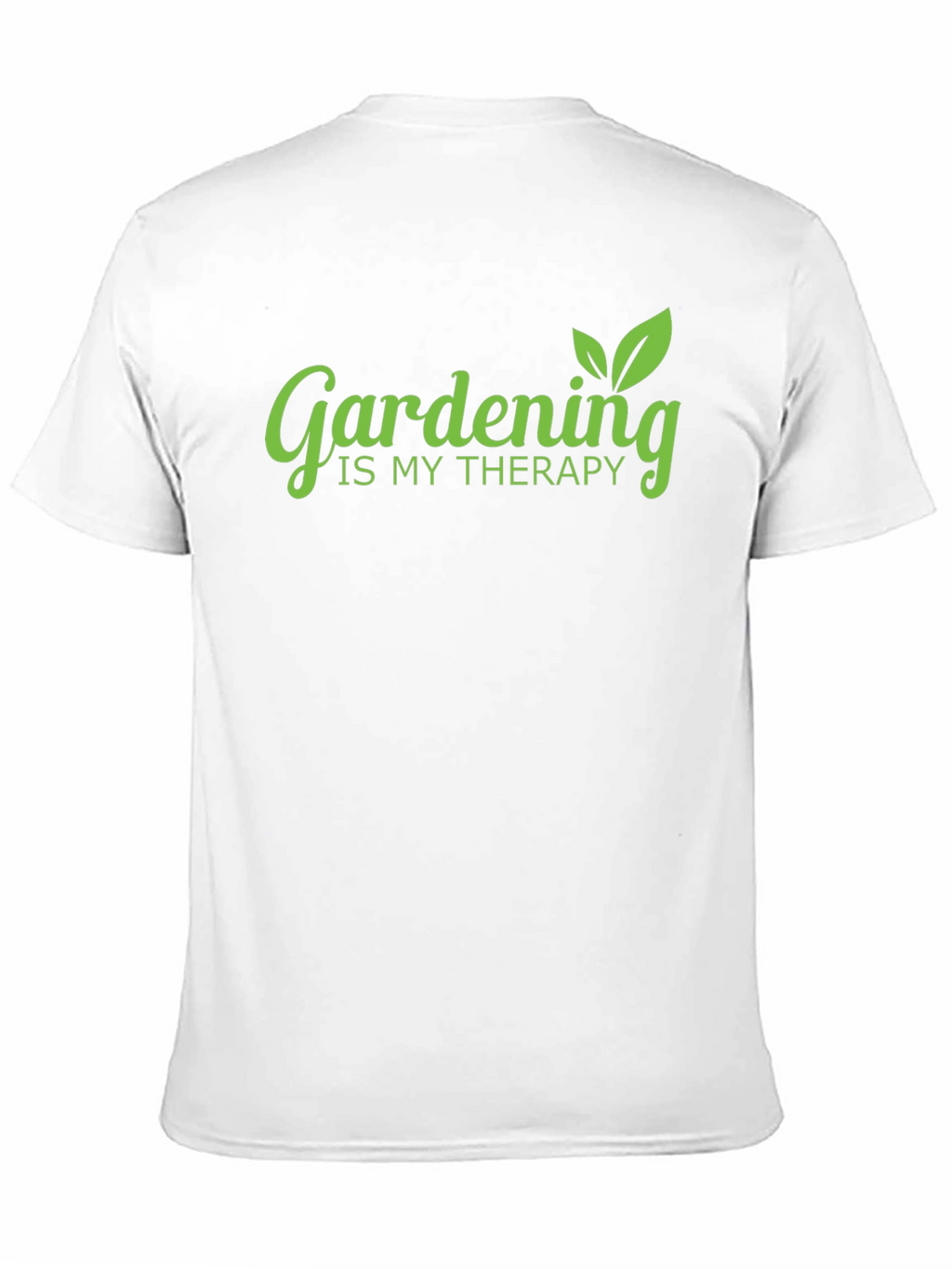 Gardening is My Therapy Black T-Shirt
