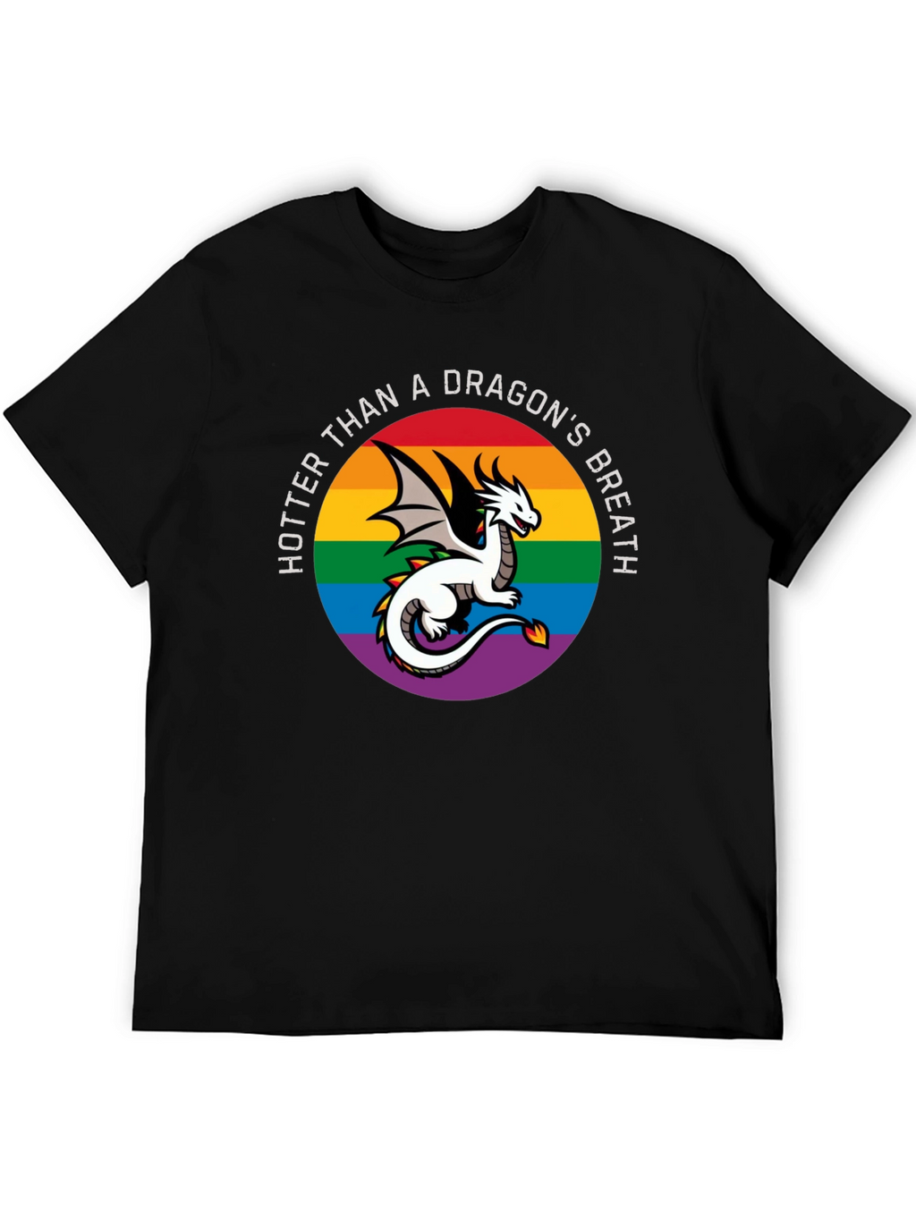 Hotter Than a Dragons Breath LGBT Pride T-Shirt