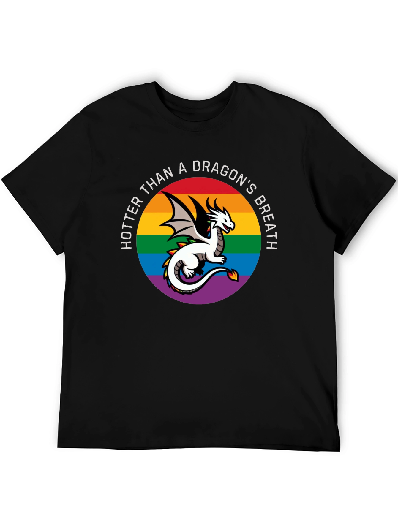 Hotter Than a Dragons Breath LGBT Pride T-Shirt