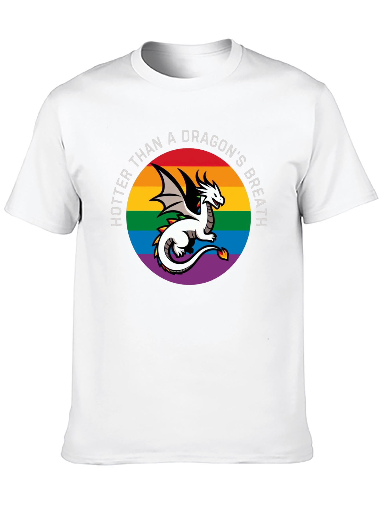Hotter Than a Dragons Breath LGBT Pride T-Shirt