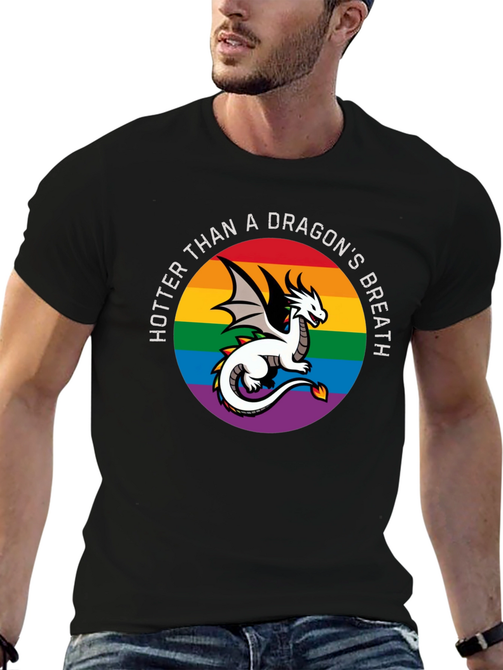 Hotter Than a Dragons Breath LGBT Pride T-Shirt